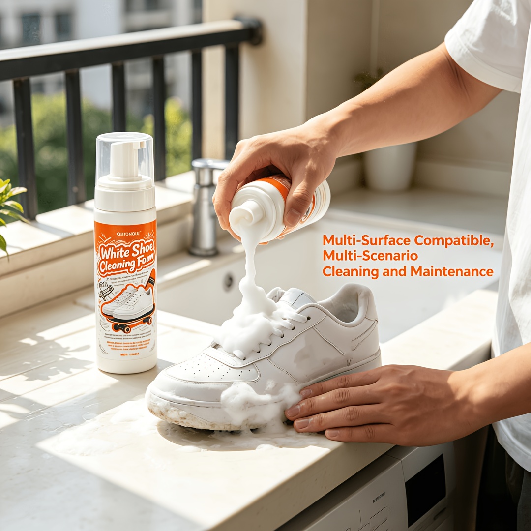 Care For Sneaker - Taşınabilir Durulama Gerektirmeyen Beyaz Ayakkabı Temizleyici