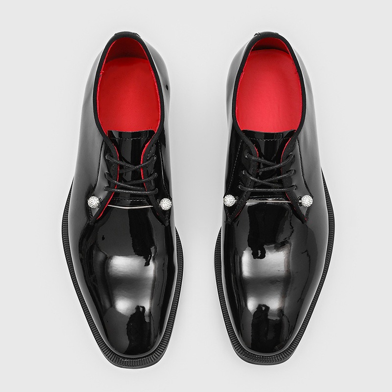Patent Leather Shine - erkek için rugan resmi ayakkabılar düğün