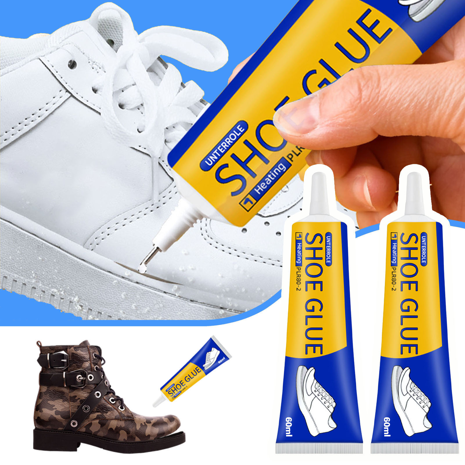 Care For Sneaker - 1/2/3 adet 60ml güçlü ayakkabı yapıştırıcısı