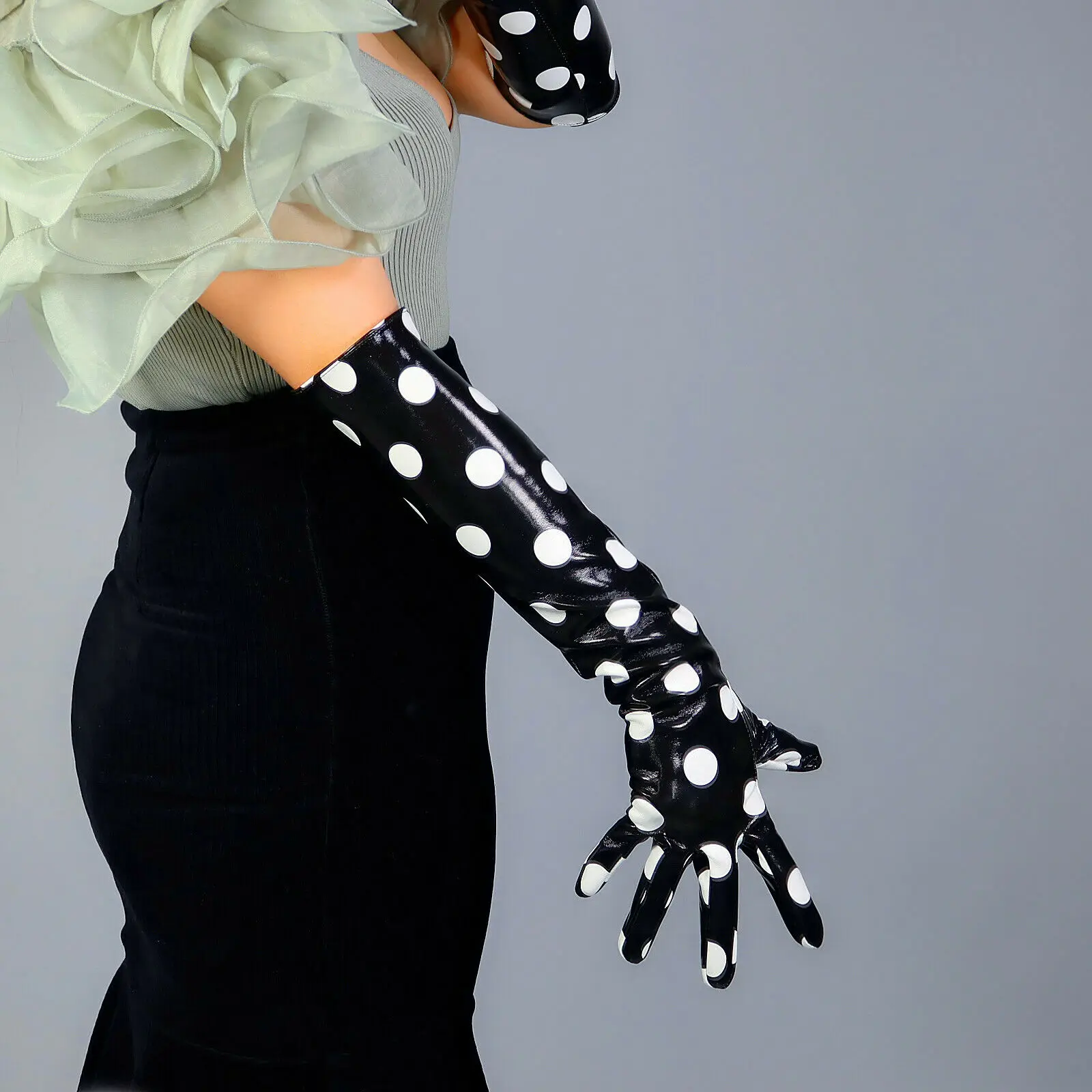 Siyah LATEX ELDİVENLER Puantiy - Patent Leather Shine incelemesi ve fiyatı