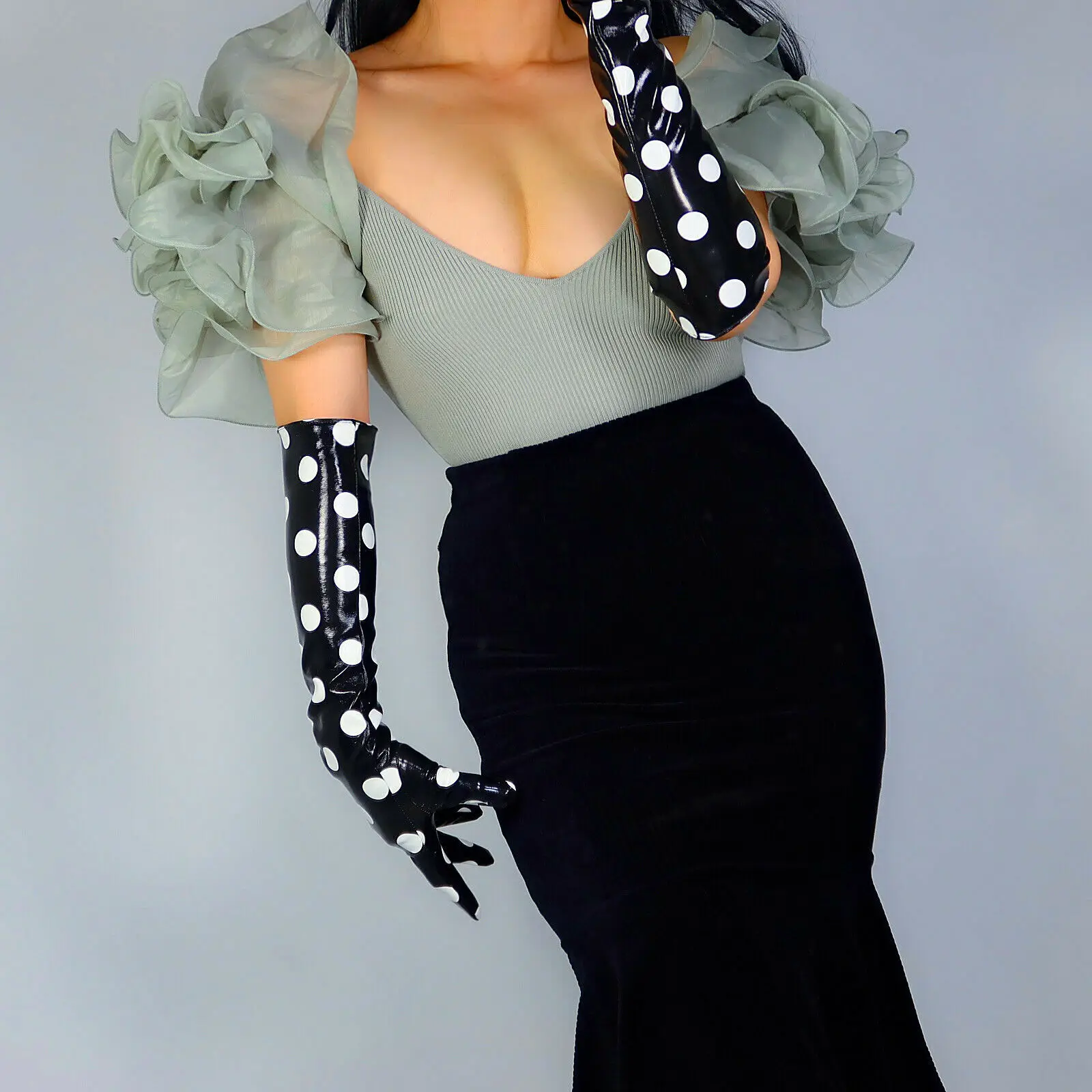 Siyah LATEX ELDİVENLER Puantiy - Patent Leather Shine incelemesi ve fiyatı