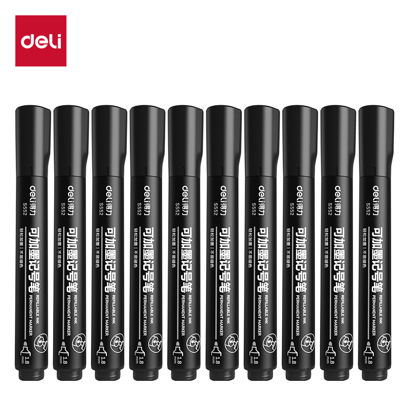 10 adet Deli S552 mürekkeplene - Midsole Marker Paint incelemesi ve fiyatı
