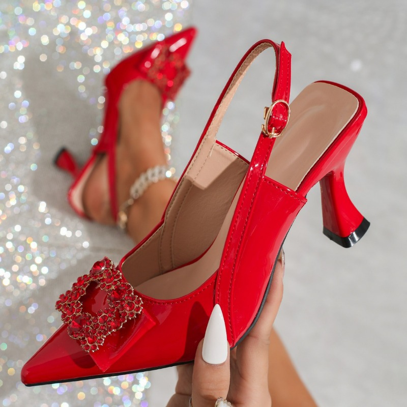 2026 Yeni Parlak Taşlı Tokalı  - Patent Leather Shine incelemesi ve fiyatı