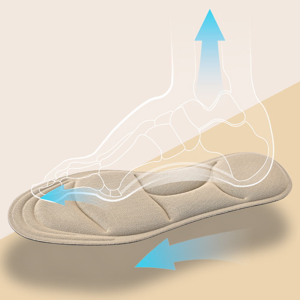 4 adet 5D masaj hafızalı köpük - Insole Memory Foam incelemesi ve fiyatı