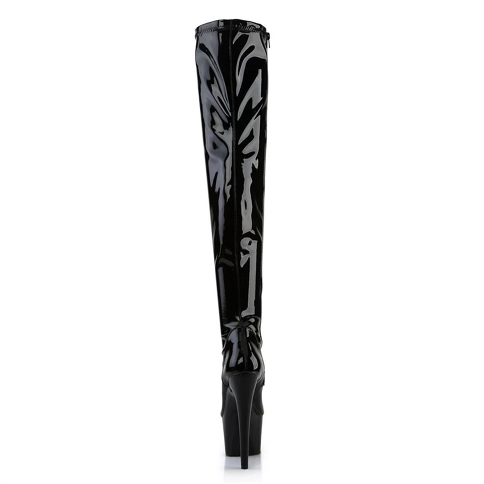 17CM PARLAK SİYAH Diz Üstü Bot - Patent Leather Shine incelemesi ve fiyatı